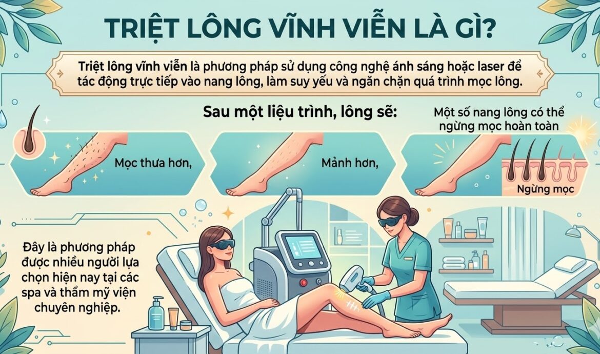 So Sánh Triệt Lông Vĩnh Viễn Và Triệt Lông Tạm Thời