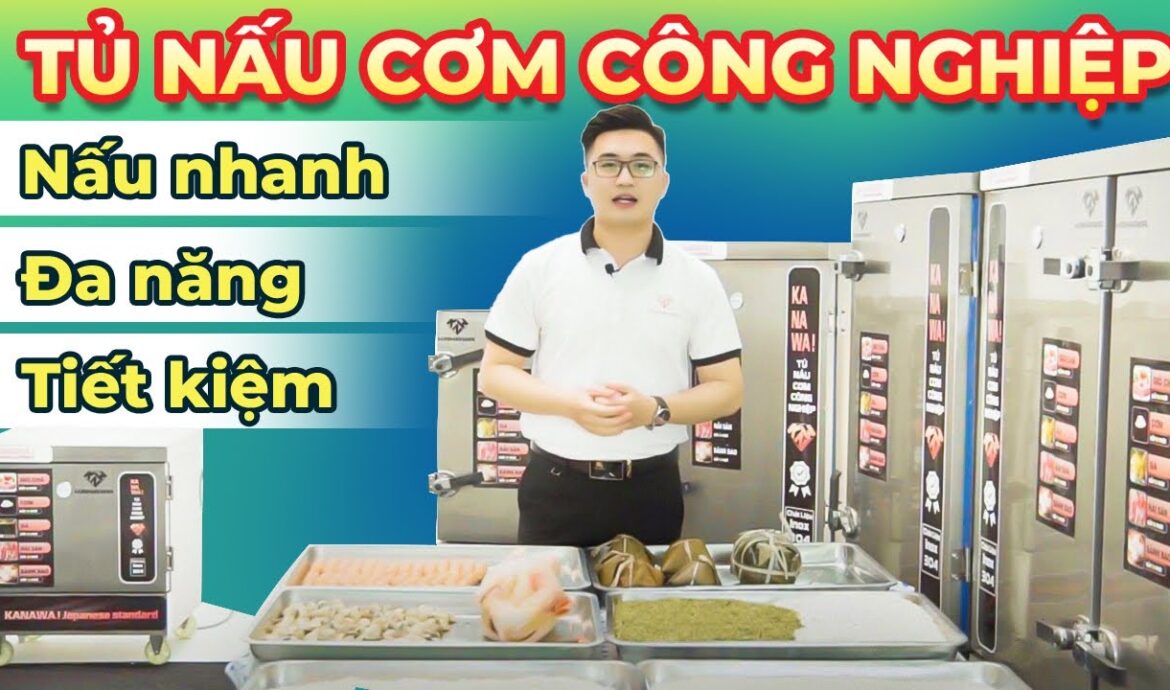 Tủ cơm công nghiệp 4 khay Kanawa nấu được bao nhiêu kg gạo ?